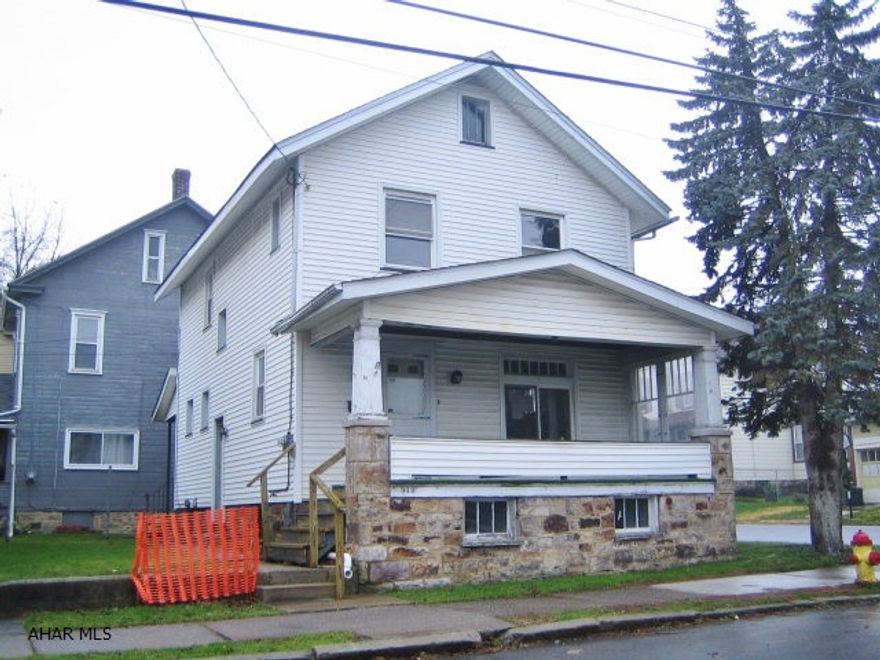 Nice Altoona neighborhood! Needs some TLC, but could be perfect for the first time buyer. Vinyl sided with some thermo windows. LR, formal DR, KIT, 3 BR's and attic for storage. Property sold as-is. Seller will make no repairs. Offer must be submitted through HUD approved broker. Buyer pays both transfer taxes.