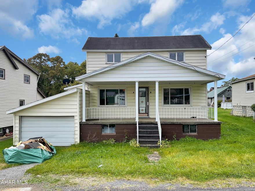 Check out this perfect fixer-upper with incredible potential for a great return on your investment at 125 4th Street, nestled within the Blacklick Valley School Districts. This expansive residence is awaiting a complete transformation, ready to be revitalized & brought back to its former glory. The main floor encompasses a generous living area, formal dining room, well-appointed kitchen, convenient first-floor laundry, a full bathroom, & a practical mudroom. Upstairs, you'll find three bedrooms & an additional bonus room, providing ample space for all your needs. While the attic and basement are currently unfinished, they offer excellent storage options. Outside, the property boasts a one-car integral garage, a spacious yard, a charming front covered porch, & a large rear deck for leisurely outdoor living. Don't miss out on this remarkable opportunity - call today for more information & take the first step towards your dream home!