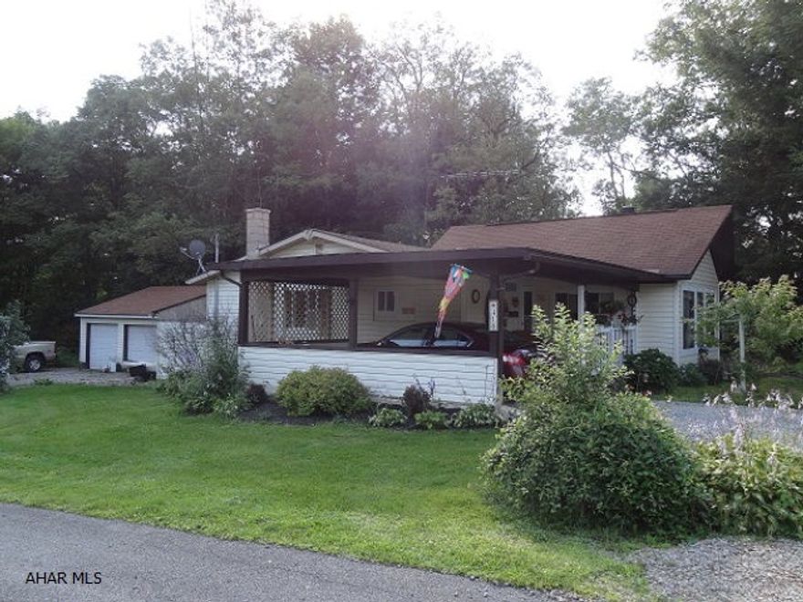 Ebensburg -2BR, 1 bath brick home on a 0.43 acre private lot. Recently remodeled oak kitchen. LR with fireplace. 2 car detached garage. Priced to sell!