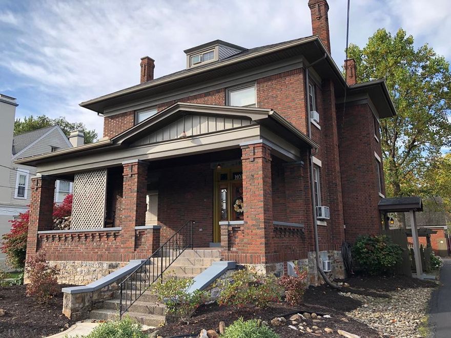 Magnificent brick two story, 4 BD home, large foyer area, wooden floors, decorative moldings, built-ins, stained glass windows, kitchen and baths have been updated.  A must see.  New roof installed May 2020