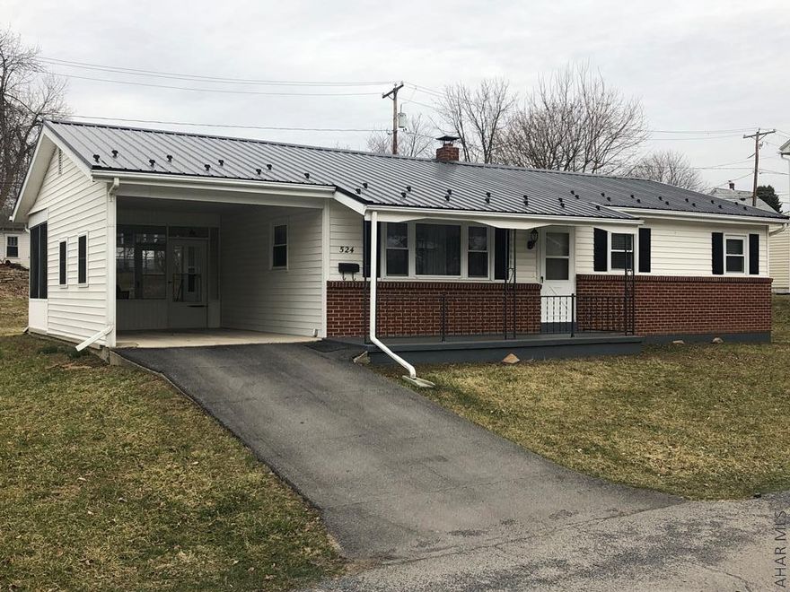 Meticulously kept 2 Bedroom home in East End. Many upgrades including kitchen and bath. Hardwood and some vinyl laminate flooring. Electrical upgraded to 200 amp. Central air. Cozy and charming with enough yard to plant a garden!! Shed in back. Carport and screened in porch. New metal roof. Call today for your appointment!!