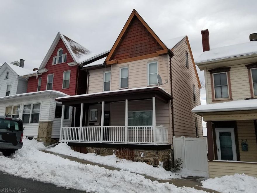 PRICED TO SELL! Potential for 4th bedroom in the attic!  Come see this surprisingly spacious 2.5 story home only a few blocks from the Altoona UPMC Hospital. This home has 1 bathroom, 3 large bedrooms, and 2 additional rooms in the attic that could be suitable for an additional bedroom or office space.  Convenient 1st floor laundry. There is a deck in the back of the home, and the yard leads to the 2 car garage. Gas -forced air, and equipped with all appliances which include a trash compactor, garbage disposal, dishwasher, and all major appliances too. Call for your tour today!