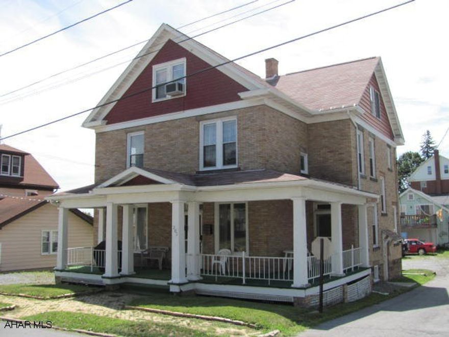 Ebensburg- Great investment opportunity! 4 unit 2  story brick apartment building with plenty of off street parking on corner lot. Can be converted to single family. Priced to sell