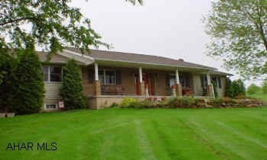 Prestigous area in Scotch Valley Estates, stunning 3/4 bedroom ranch, 2.5 Baths, on 2.8 acres, main level kitchen with new ceramic tile floor, formal dining room, family room off kit, finished rec room, meticulously cared for, exquisitely decorated. Great buy in Scotch Valley Estates, terrific view, priced to sell quickly, a real find at a geat value.  You won't find another home offering these amenities for this price.  Call Hank to tour this spectacular home.