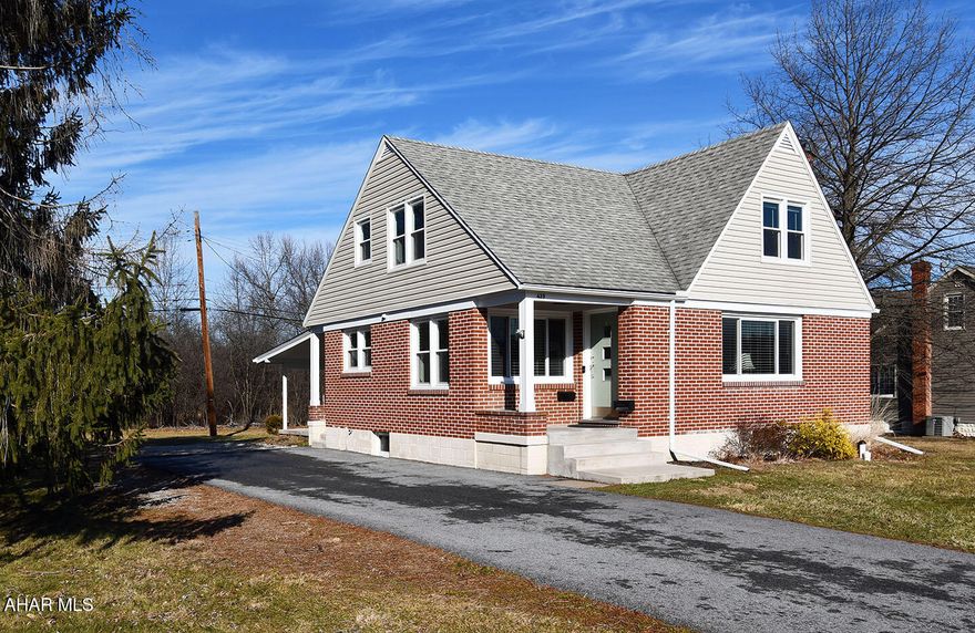 Timeless Charm Meets Modern Convenience This beautifully preserved Cape Cod offers the perfect blend of classic character and high-end modern updates. Situated within walking distance of the Hollidaysburg schools, the home features stunning original hardwood floors that flow throughout an airy, light-filled floor plan. The kitchen is a showstopper, boasting quartz countertops, a custom tile backsplash, and premium stainless steel appliances. With a coveted first-floor primary bedroom and three additional spacious rooms upstairs, the layout is as functional as it is charming. From the newer roof and windows to the updated mechanicals and professional landscaping, every detail has been handled so you can simply move in and enjoy.