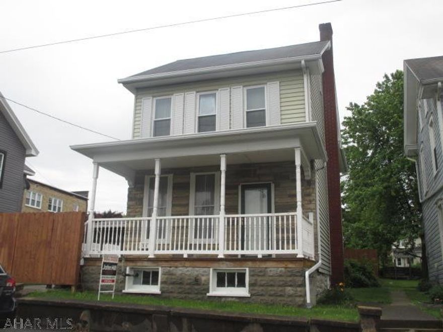 MOTIVATED SELLERS! BRING OFFERS! 4 bedroom home in Roaring Spring with finished attic being 4th bedroom. Large yard with privacy fence. 2 car detached garage and off street parking. Home offers a large eat-in kitchen and spacious bedrooms. Hardwood floors and newer high efficiency furnace, so much to offer.