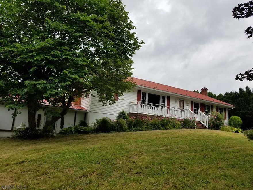 Private and secluded 3 bedroom, 2 bath ranch style home.  Tired of living the city life?  This home is located just 5 minutes from the Borough of Hollidaysburg and close to Frankstown Elementary School.  Situated on over a half acre lot that overlooks a large natural pond.  2 car garage with extra space for 2 cars under the carport.  Long sprawling fields behind the property allows you to enjoy the peaceful surroundings.  Call today to schedule your private showing.