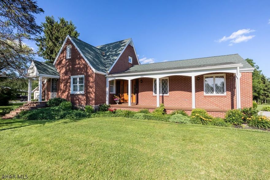 1.5 story brick home on Blair County Line.  This home is on .42 lot with fenced in yard, 22x24 attached garage with finished area between garage and house with skylights and closet, entrance to covered deck.  Enter into this modern kitchen with ceramic floors and granite counters, SS appliances, dining area off kitchen, 1st floor laundry with 1/2 bath on first floor.  Enjoy down time in the family room, Formal living room.  Second floor has 3 bedrooms with spacious main bedroom, full bath and hall closet.