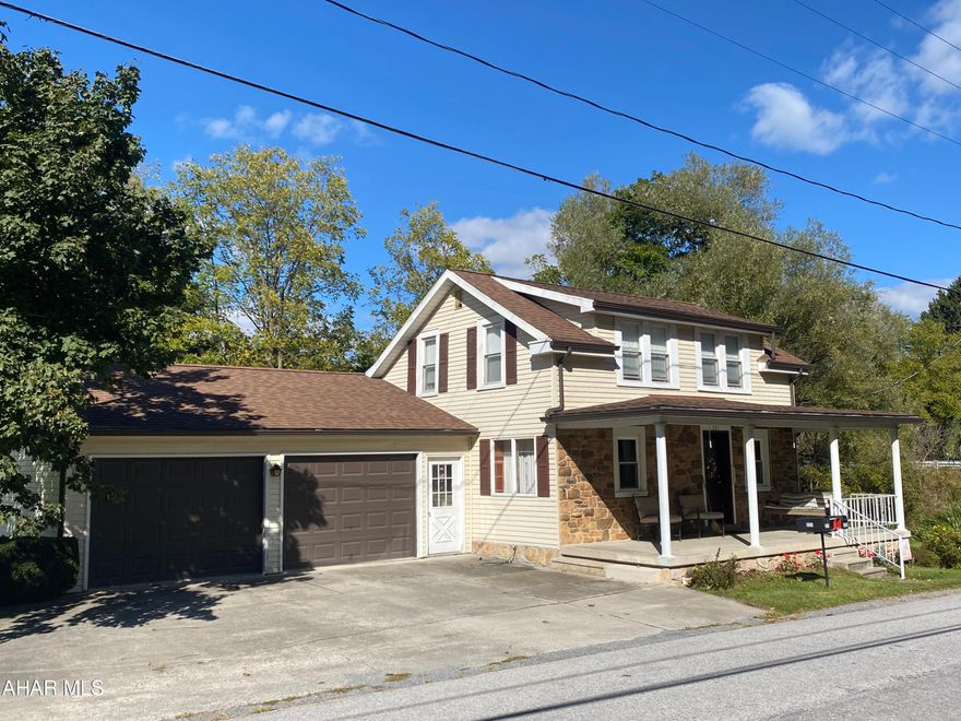 Beautiful, very well kept 3 bedroom 2 bath home conveniently located in the Northern Bedford School District. This home has a wonderful eat in kitchen with sliding glass doors that lead out to a beautiful streamside deck. 1st floor master bedroom and bath with 2 additional bedrooms and another full bath on the second floor. Plenty of space for parking and storage in a large 2 car attached garage. The yard to this property is extremely large and could make for a fantastic garden, pasture or more - lots of possibilities.