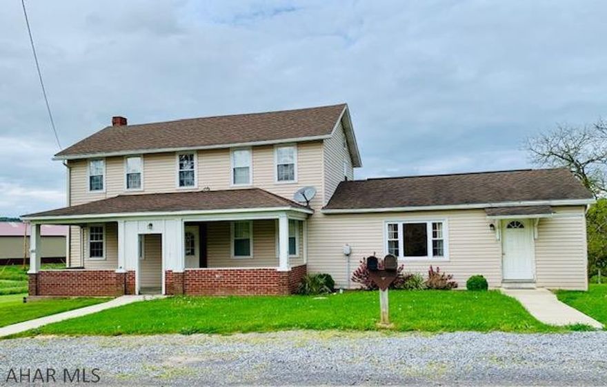 Nice clean home on a farm for Rent! Thermopane window, oil heat, off street parking and beautiful views of the mountains and country fields.  The buyer will need 1st and last months rent and security deposit. Water, sewer and lawn maintenance are included.  Snow removal, electric, oil heat, phone and internet are Not included.