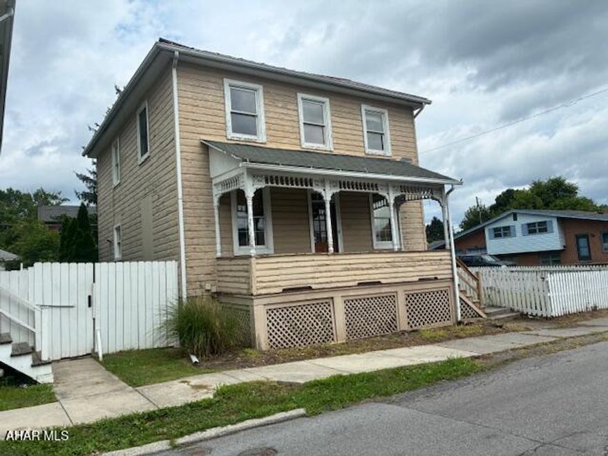 Looking for a home in the Borough on a nice fenced corner lot that you can do some finishing touches to make your own? This is the home for you!! Updated bathroom and kitchen. Central Air and a detached one car garage.