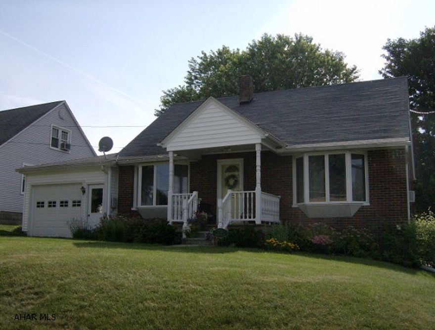 Ebensburg 3-4 BR, 2  bath brick & vinyl sided home on a 63 x 132 level yard. Gas HW radiator heat. 1 car attached garage. Move in condition.