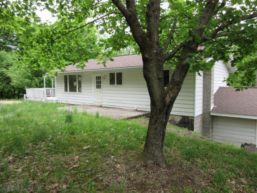 If you are looking for privacy look no further! ranch home on 3.87 acres sitting above Hollen Road, finished basement with wet bar, the covered deck is the perfect place to spend your summer, detached garage