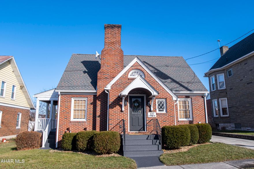 Discover the perfect blend of classic charm and modern upgrades in this beautifully renovated 3-bedroom, 2-bathroom brick cape cod in Martinsburg. Fresh paint, brand-new hardwood floors, and natural light create a bright, airy feel, while the inviting living room features a cozy wood-burning fireplace. The spacious second-floor primary bedroom offers a peaceful retreat, complemented by updated bathrooms, a convenient first-floor half bath, and laundry.
Step outside to enjoy the newly added wraparound deck, perfect for relaxing or entertaining. The property also includes a detached garage with a new door for added storage and convenience. Located near shops, restaurants, and local amenities, this move-in-ready home features energy-efficient mini-split cooling, oil heating, and thoughtful updates throughout. Schedule your showing today to make this timeless gem your own!
