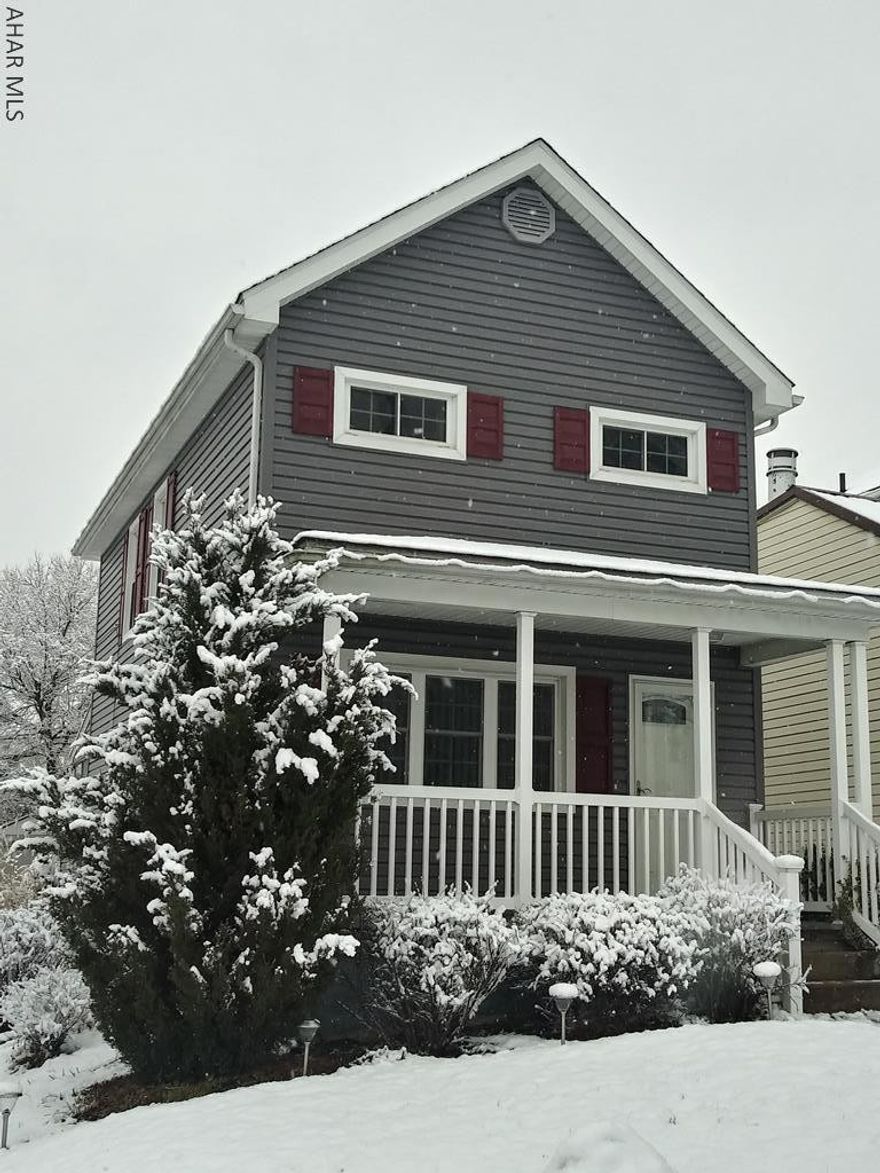 House priced to sell!  2 Bedroom, 1 Bathroom, Eat In Kitchen, Covered Sunroom Deck in Garden Heights.  Easy Access to Interstate 99, walking distance to bus-stops, restaurants, shops.  Has a carport with access from the back alley and 2 paved parking spots in the front.  Second bedroom could be perfect for a home office, den, or nursery.  Roof was installed in 2010.  Perfect for first time buyers or as a rental.  Do not miss out on this beautiful house, bring your offers!