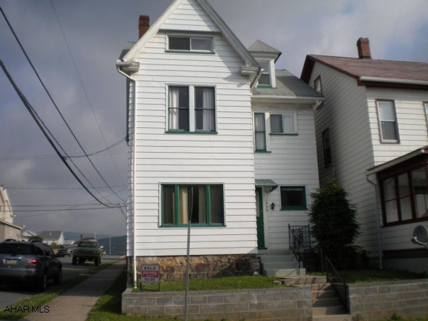Currently duplex but could be a single family.  New carpet & freshly painted - nice interior.  Furniture tables & lamps are negotiable.  Appliances convey as is.  1st Floor - 1 Bedroom - 2nd Floor 1 Bedroom w/ heated 3rd floor for 2nd bedroom.