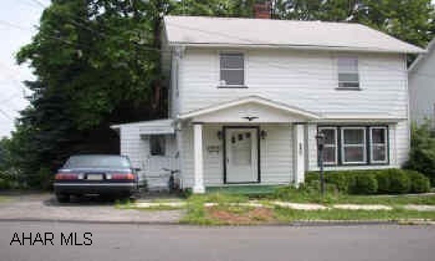 2 STORY 3 BR, 2 FULL BATH HOUSE IN GOOD CONDITION. 1ST FLOOR LAUNDDRY, NEWER FURNACE & HOT WATER TANK. ALUMINUM SIDING, NICE SIZED ROOMS, GREAT STORAGE SPACE! PLEASE SEE ADDITIONAL PHOTOS!  CALL CHRISTINE FINK OR BOB MILLER  AT 814-946-4343. GREAT STARTER WITH ONLY MINOR UPDATES NEEDED. SOLD AS-IS, PLEASE CONTACT LISTING AGENT BEFORE WRITING OFFER. NICE SIZE ROOMS, GREAT STORAGE, MAIN FLOOR HAS NEWER CARPET, MAINTENANCE FREE ALUMINUM SIDING, NEWER WATER HEATER & FURNACE.  PLEASE SEE ADDITIONAL PHOTOS.