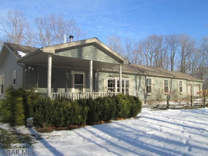 Privacy at its best. This 35 acre parcel features a 3BR with 2BA home. If you want a quiet setting this is for you. The home was built in 2006 and features a large stainless steel kitchen with island and large nook area. The  master bedroom suite features large walk-in closet.