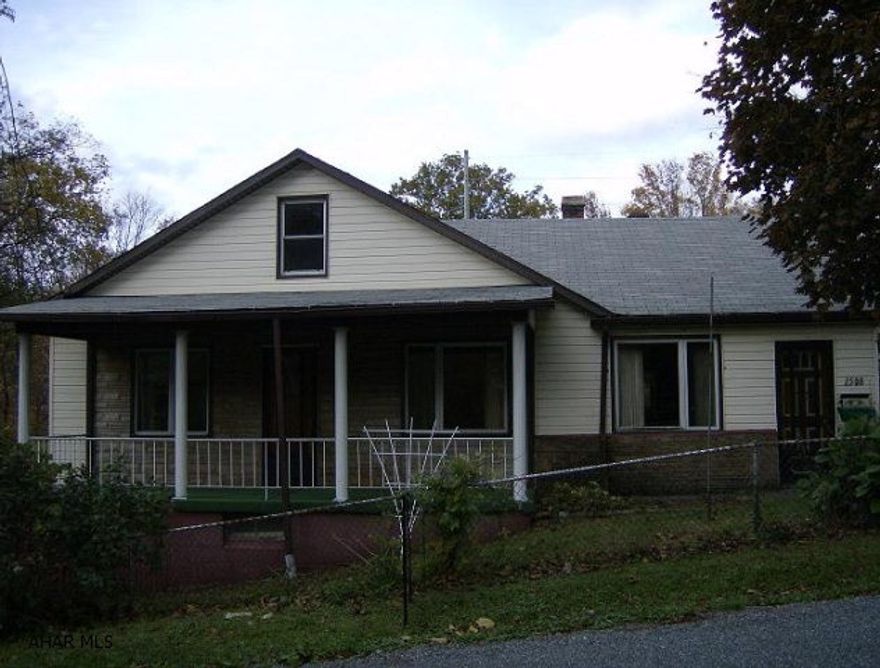 Nanty Glo- 2 BR, 1 bath Cape Cod style home on a 80 x 140 lot. Large eat-in kitchen. 1 car detached garage