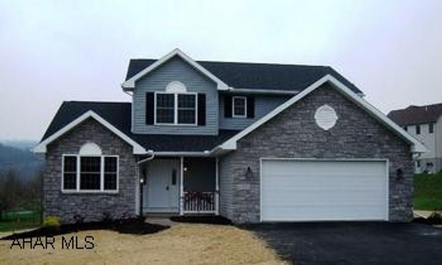 Victoria Manor Huntingdon.  Off SR30351(Fairgrounds Road). New Constructin.  Master Bedroom, Master Bath with walk in closet on first floor.  Extremely nice layout w/cathedral ceiling, lots of windows, ceramic, hardwood, upgraded fixtures.