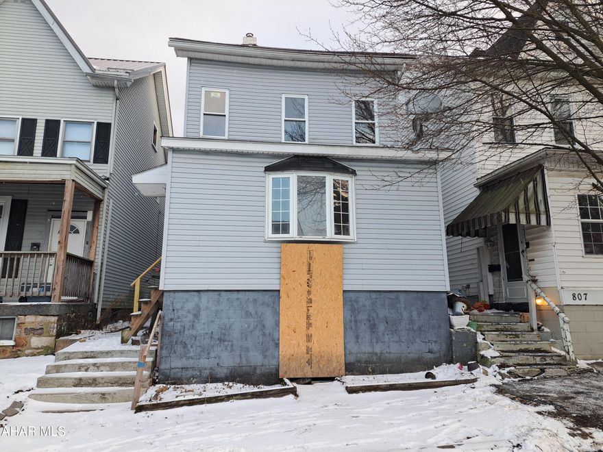 Investor special with over 2,000 square feet ready for transformation. This 3-bedroom, 1-bath, two-story home in Altoona offers a spacious footprint with 2,021 interior square feet on a compact 0.07-acre lot. Built in 1920, the property is currently gutted and requires full interior renovation. Many interior walls are down to the studs and in need of significant repairs which may include, but not limited to electrical, plumbing, walls, flooring, and mechanicals. This is a true as-is sale: seller will make no repairs, offer no credits, and will not be cleaning out the property. Utilities are not on for inspections. The opportunity lies in the layout, square footage, and potential for value-add improvements. This property is not currently habitable in its present condition and is best suited for experienced investors or rehab professionals. Seller is a licensed real estate agent in the state of New York.