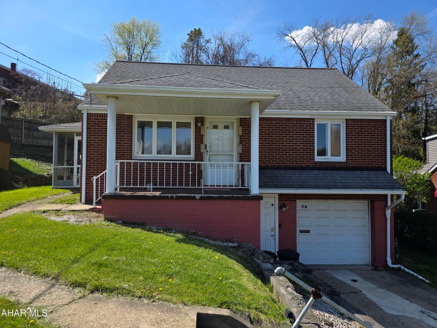 Cozy, low maintenance living is here! This stunning brick raised ranch features living space on all floors! Don't let the looks deceive you, it has more room than you think! The main living floor flows gracefully as you enter through the front door into the living room, and venture near to the eat-in kitchen with ample cabinet space. There are 2 bedrooms with large closets and a full bath on that main floor. The lower-level features a large, finished family-room, another full bathroom with a stand-up shower, laundry facilities, and connects to your integral 1-car garage that is deep enough to house a gym or workshop. Lower-level also features ample storage space for holiday decor or seasonal things. The attic/2nd floor is a vaulted loft that runs the entire length of the home. This could be another bedroom, game room, office, craft area, so many possibilities! Don't forget to enjoy your morning coffee on your screened in patio, or on the covered front porch overlooking the view of the neighborhood. Schedule your tour today!
