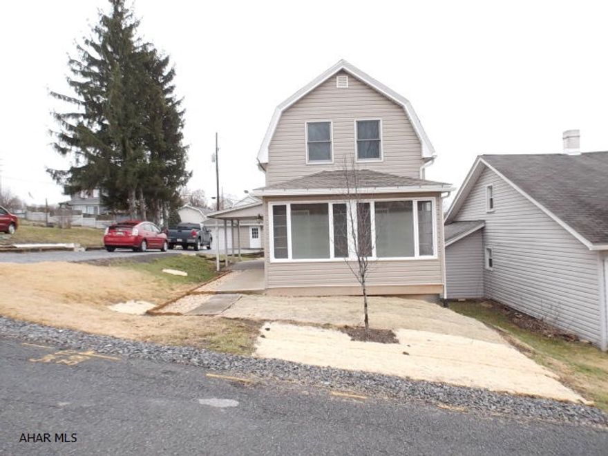 Just move into this immaculate remodeled home in desireable Garden Heights.  Modern kitchen with breakfast bar and all stainless steel appliances.  Open concept into dining room and living room for easy entertaining.  Enclosed front porch for more living space with partially frosted windows for some privacy.  Attic access.  Newer hot water tank with hybrid heat pump, GFA with CA.  Maintenance free vinyl siding, covered patio, fire ring, one car detached oversized garage with room for workbench area.  This great location is convenient to shopping and I99. Some furniture is negotiable.  Please remove shoes for showings.