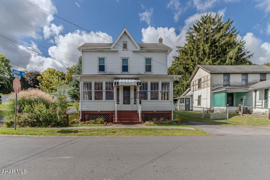 This charming 2-story home offers 2 bedrooms with the option for a third, giving you space to grow. With 1.5 baths, it's designed for both convenience and comfort. An excellent choice for those seeking affordable housing and the opportunity for homeownership, this home blends character with practicality. The bedrooms are spacious and filled with natural light, creating inviting retreats after a long day. The main level is warm and welcoming, featuring a spacious living room perfect for entertaining. The dining room sits adjacent to the eat-in kitchen, offering additional dining options for family dinners, game nights, or gatherings. The kitchen itself boasts plenty of counter space and beautiful stainless steel appliances, while first-floor laundry adds ease to everyday living. One of the true highlights of this home is the gorgeous sunroom, filled with natural light and offering the perfect spot to relax with a book, sip your morning coffee, or enjoy a quiet afternoon. Step outside to the fenced backyard, complete with a fire pit and plenty of space for gatherings, cookouts, or cozy evenings under the stars. With charm, comfort, affordability, and a layout that fits your lifestyle, this home is ready to welcome you!