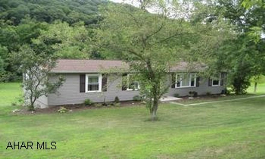 Completely renovated rancher. New siding, shutters, spouting, new dishwasher. Home was almost completely renovated in the last few years. Inside has new flooring, walls, trim, new electric baseboard heat, new wood burner. Maintenance free and totally ready to move in! All kitchen appliances includes, also washer/dryer. Includes new lawn tractor.