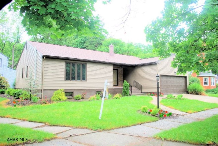 Newly remodeled ranch. New siding, new walls, new carpeting, open floor plan, granite countertop.  All new appliances in kitchen.  2 large BRs with private baths, large finished basement with third bedroom or office and 3/4 bath. Central air, central vac. Stone fireplace in living room. Convenient main floor laundry.  Lovely screened porch. Great location in the Mansion Park neighborhood.  Realtor Owned. Please remove shoes.