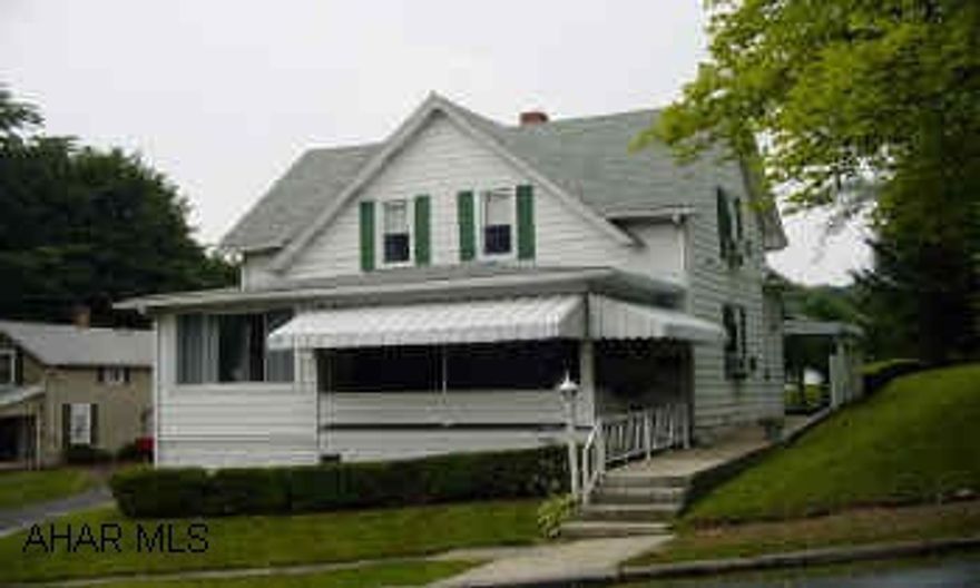 Lovely two story with one car garage with workshop.  Enjoy a relaxing break in the sun room. Also features three bedrooms, living room, dining room, one and one half baths.  First floor laundry. Off street parking. Possible delayed possession until October 30, 2004.  Window treatments included.