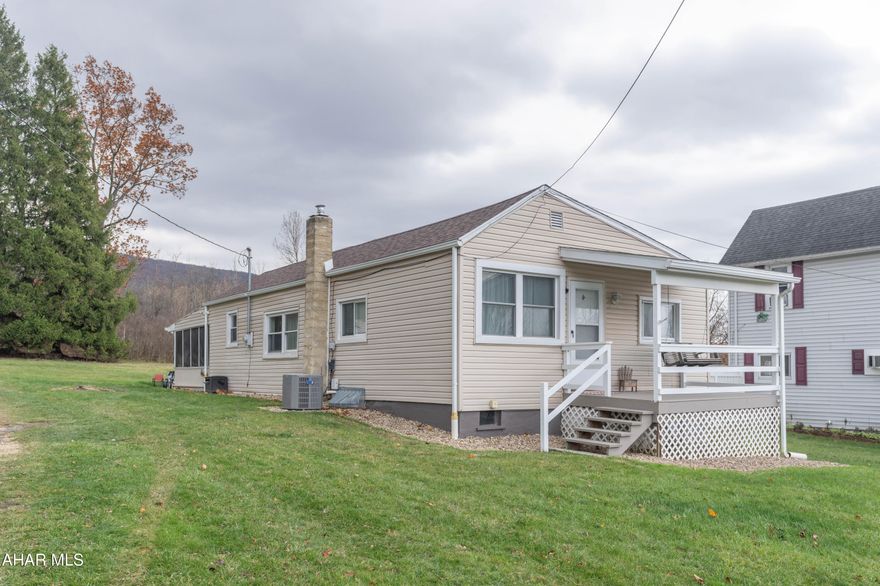 WELCOME to this charming 2-bedroom 1 bath home tucked away on a peaceful dead-end road, offering the perfect blend of privacy and convenience.  Newer roof less than one year providing peace of mind and long-term durability. Offering a bright and inviting interior with sun filled living spaces with easy flow lay out. Enjoy the private drive, outdoor space along with a screened in porch. First floor washer/Dryer hook ups for one floor living. Ideal for first time buyers or downsizers.