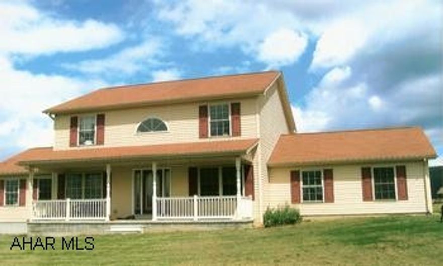 Two story home with beautiful view. Country 4BR/3BA 2-Story home situated on 1.9 acres. Master bedroom and laundry room on 1st floor. 2-car attached garage. Great location with very pretty view.