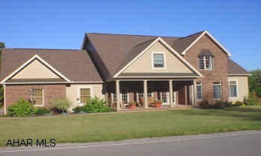 Meticulous home built in 2002, spacious rooms - great for entertaining, eat-in kitchen any cook would love, master suite has 2 walk-in closets & bath features a clawfoot tub and glass surround shower & separate vanities, gas fireplace in living room, oversized 3 car garage (24x34), covered porch, back deck and paver patio, all situated on 2 acres!