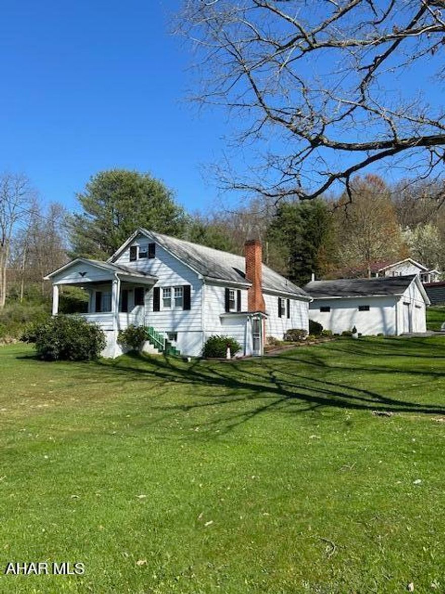 Enjoy rural living? Take a look at this 3 bedroom one bath 1 1/2 story home with detached 2 car garage. Located on +/- .67 acre. Make this your home! 
Property being sold AS IS WHERE IS.  Seller will not do any repairs.