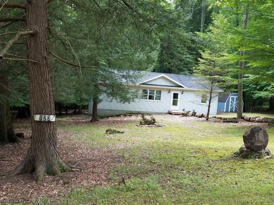 Ranch on 0.68 acre with 4 BR, 1 1/2 baths. Fully furnished on quiet street in Glendale schools. New roof 2018. Sit on your deck and watch the wildlife. All the amenities of Glendale Yearound. Minutes from State Park & State Game lands