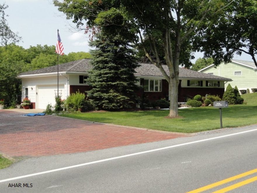 Very solid Ranch style home with in ground pool, custom pond, mature landscaping. Large 12x24 covered patio. Huge lot-close to one acre. Updated kitchen, great finished basement with summer kitchen, 3/4 bath, Family Room with fireplace - opens to covered patio/pool/yard. Wonderful private back yard.