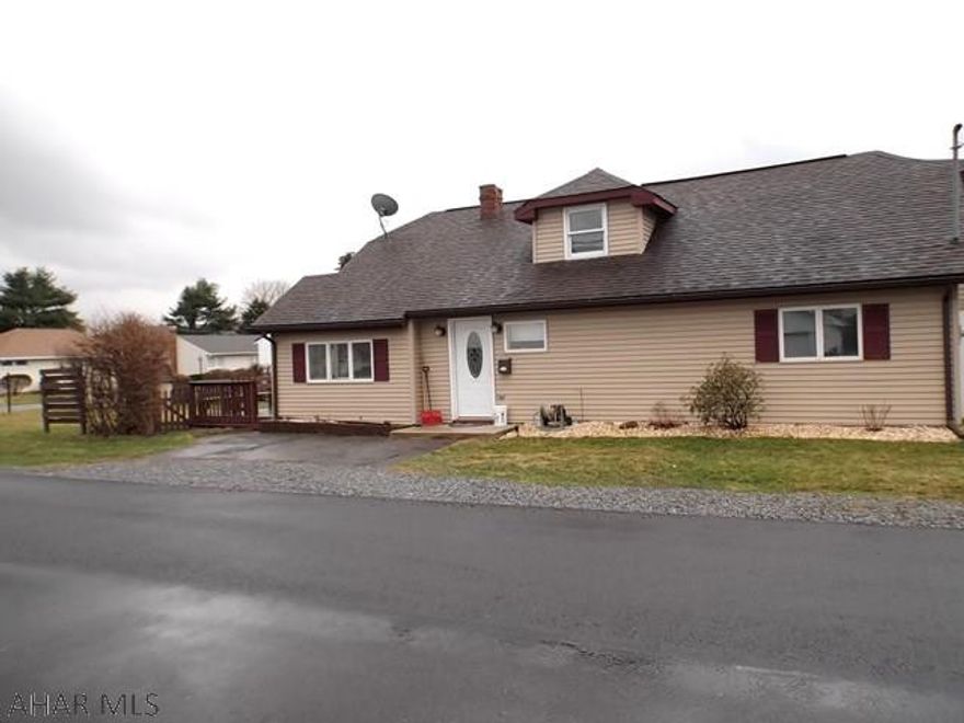 Convenient location in Eldorado on corner lot.  First floor family room, bedroom, bathroom, and laundry for one story living.  Oak cabinets in kitchen with stainless refrigerator and new gas range.   New dryer and 2 year old washer.  Deck off dining room.  Patio off family room.  New carpet going up stairway and 2nd floor bedrooms.