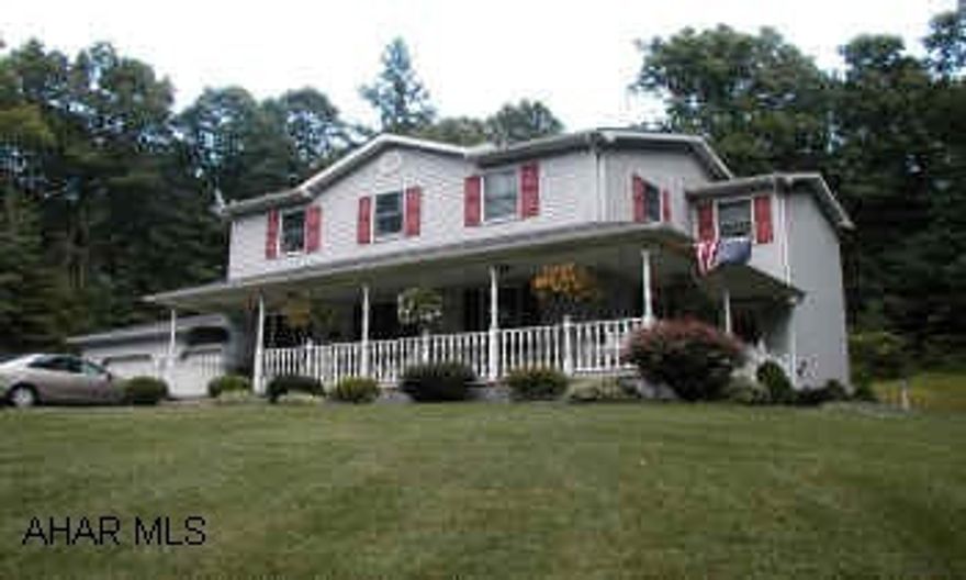 2 STORY DOLL HOUSE ON PICTURESQUE SETTING, LOW TAXES, ECONOMICAL HEAT STORAGE SYSTEM, 15 MINUTES FROM ALTOONA.  2 STORY DREAM HOUSE WITH WRAP AROUND PORCH ON PICTURESQUE LANDSCAPED 2 ACRE WOODED SETTING, MASTER SUITE WITH THE WORKS, LOW TAXES, ECONOMICAL HEAT STORAGE SYSTEM. 15 MINUTES FROM ALTOONA.