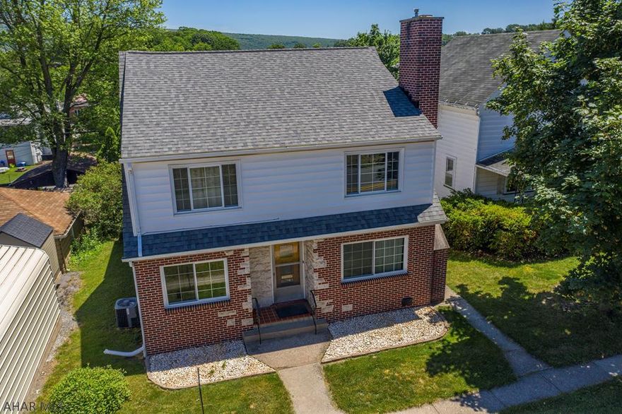 Large 3 bedroom 3 bath home located on Broad Avenue and close to many shops and restaurants. This home is so much larger than the photos can show. Laundry is located on the 1st floor for convince. Also on the 1st floor is the living room complete with a wood burning brick fireplace. Beautiful dining area for all your special occasions. The master bedroom offers his and her closets and an ensuite.  This property features triple pane windows, vinyl flooring, new carpet in two  bedrooms, new roof, hot water heater, fresh paint & new sewage line. You will also find a finished area in the kitchen. The finished attic offers plenty of room for storage as well.  1 car garage and off street parking.