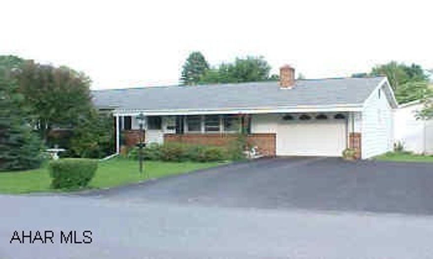 Tuckahoe to 11th-st turn right. House on right.Nice 3BR-2bath ranch/attached garage plus 2 car extra oversized garage w/14' ceiling.  All appliances included.  New Roof, large covered deck, brick fireplace in basement.  Irregular L shaped lot, woodstove i Tuckahoe to 11th-st turn right. House on right. Nice 3BR-2 Bath Ranch/attached garage plus 2 car extra oversized garagew/14' ceiling. All appliance included,. New Roof,Large covered Deck Fireplace in basement. Irregular L shaped Lot, woodstove in large garage. MUST SEE!!! keys for garage next to kitchen door.