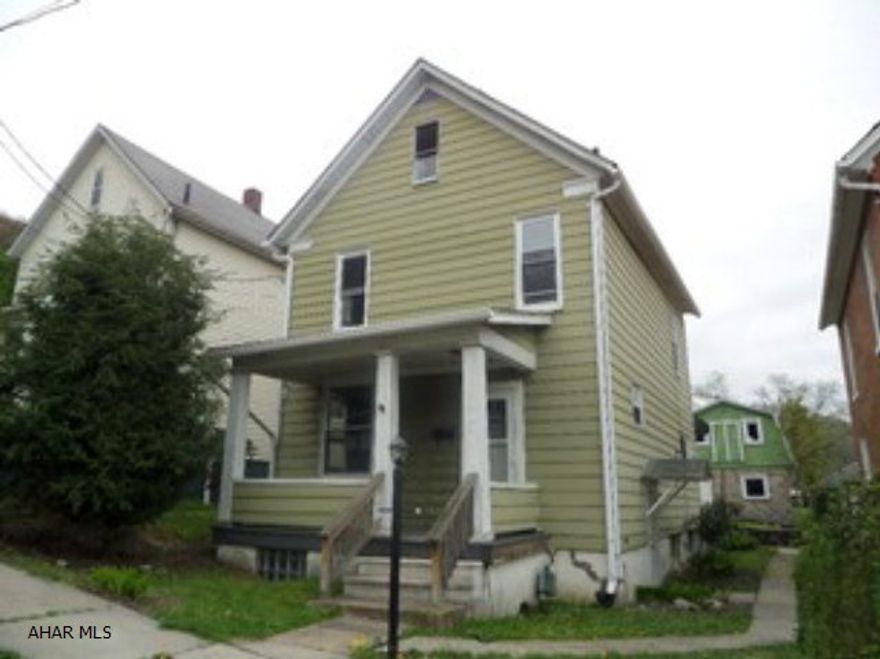 2 story home in need of TLC, but could be nice. 1 car detached garage. Property sold AS-IS. Seller will make no repairs. Offers must be submitted through HUD approved broker. Buyer pays both transfer taxes. Equal Housing Opportunity.