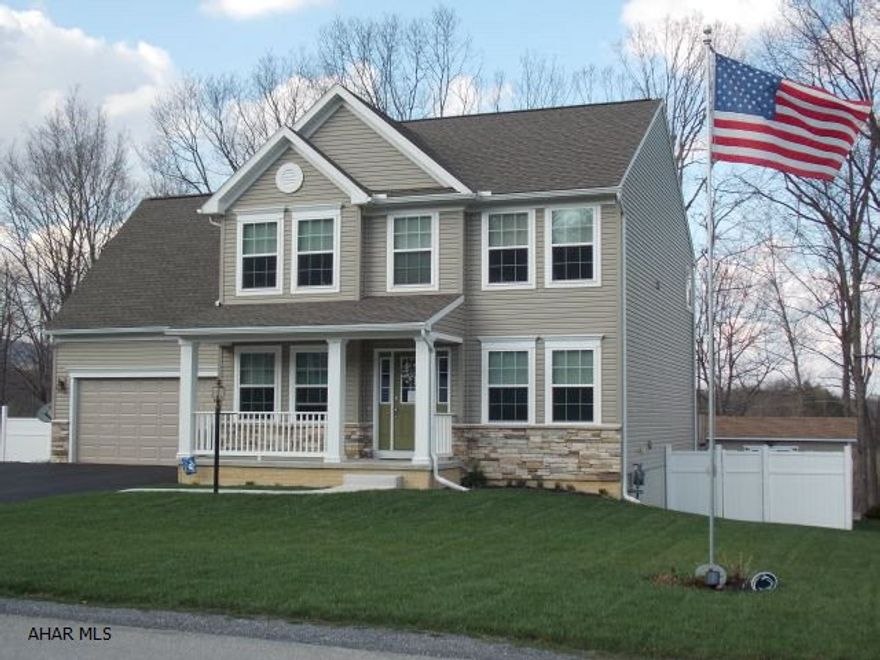 3 1/2 yr. old 2-story with a great floor plan. The wide open hardwood foyer with tons of light flowing in, will welcome you home. The kitchen and family room are open and lead to a 12 x 28 deck. Upstairs are 4BR and 2BA and laundry room. The finished basement is a great place to watch movies or just hang out. Fenced in yard and 10 x 16 shed finish this great home in a wonderful neighborhood.