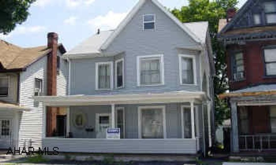 FINISHABLE ATTIC. NEW VINYL SIDING, ROOF, SPOUTING, GFA FURNACE. NEW FRONT PORCH. FIRST FLOOR LAUNDRY. INCLUDES RANGE, REFRIGERATOR, WASHER & DRYER. OWNER WILL CONSIDER OFFERS.