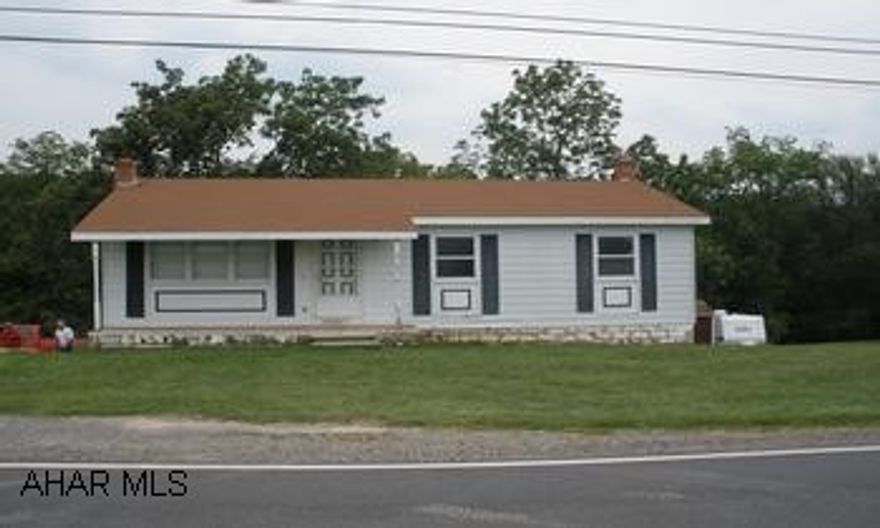 sold as is. no utilities on.  3 bedroom ranch home, needs tlc. The new address is  4749 Shavers Creek Road, Petersburg, PA 16669