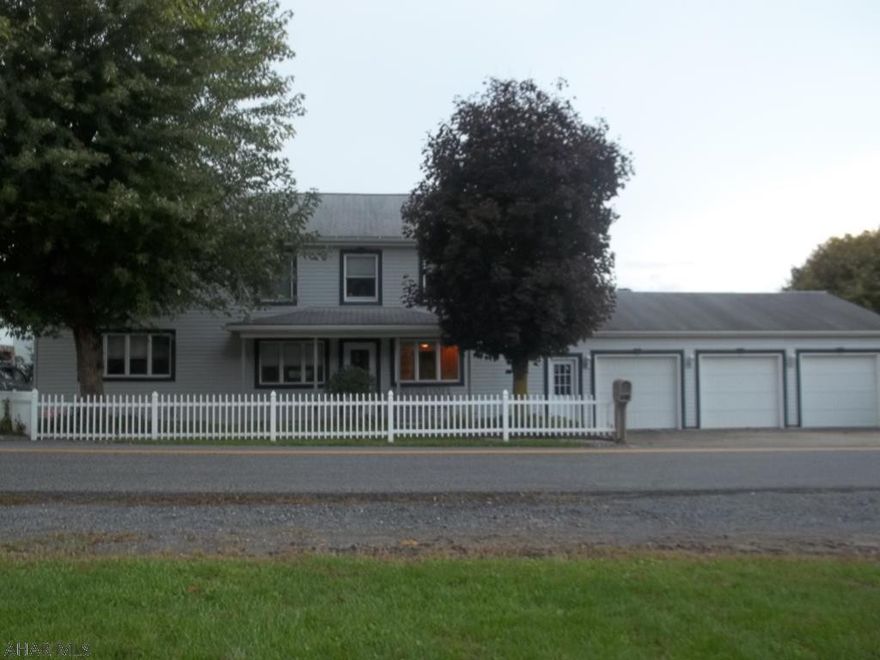 So very much house for the money.    Totally re done from the studs out.  Check out the 3 bedrooms, 2 baths, inground pool, patio, three car attached garage, sitting on an oversized lot.  A great location convenient to the I99 exit, yet in the Spring Cove School District.  (Central Air Unit is not operational and not warranted by the sellers)