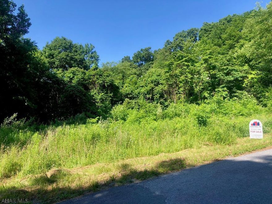 Lovely wooded building lot in Ridgewood!   Very few building lots are still available.   Public sewer, close to Chestnut Ridge schools, I99, Bedford, and easy commute to Johnstown or Altoona.
