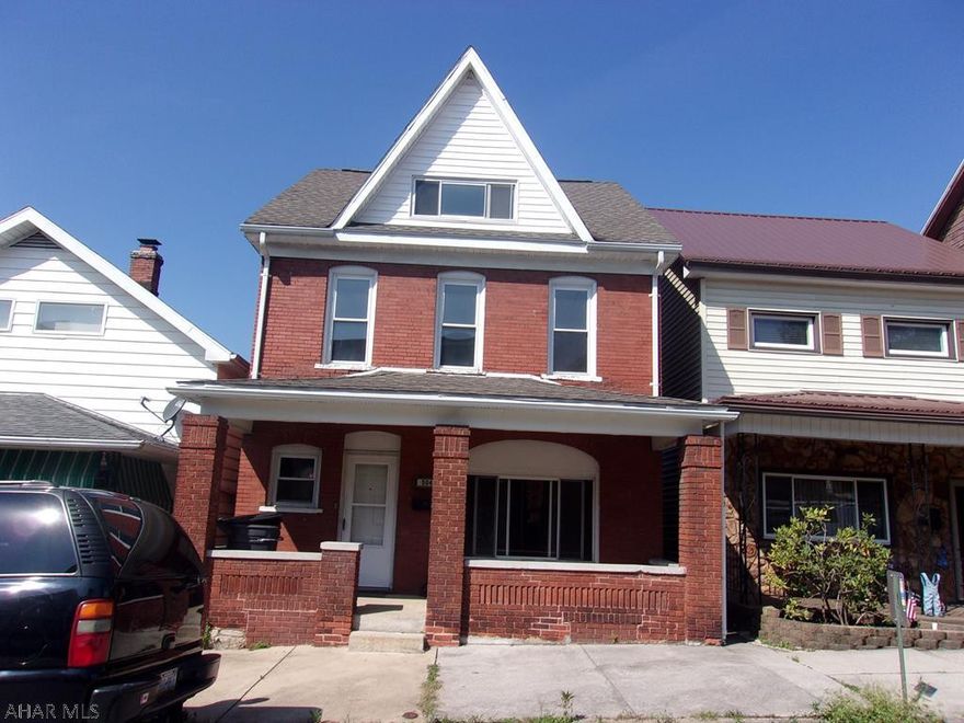 3 bedroom brick home located in Altoona.  Finished, heated attic used as a 3rd bedroom.  Fenced rear yard with off-street parking. This home has so much to offer - just needs a good cleaning and fresh interior paint!  Buy it as a family home or investment property!  Property has been completely rehabbed within the last 25 years by the Altoona Housing Authority to include furnace, roof, windows, plumbing, and wiring.  Property is being sold As and appliances are being sold as is, where is..  Buyer will be responsible for paying full 2% transfer tax.  Freshly cleaned - come check out this home!