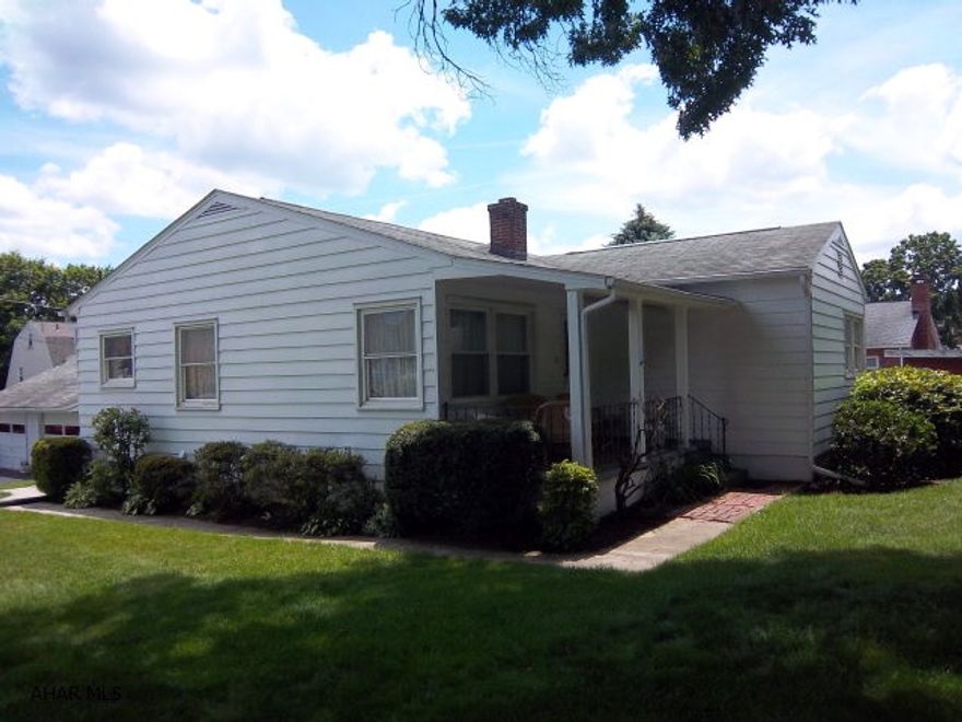 Definitely larger than it looks. Immaculate 3 bedroom, 3 bath one story with finished lower level. Lots of closet space.  This house is nestled on a private, wooded setting that faces an unopened Ave. Lots of privacy but conveniently located.