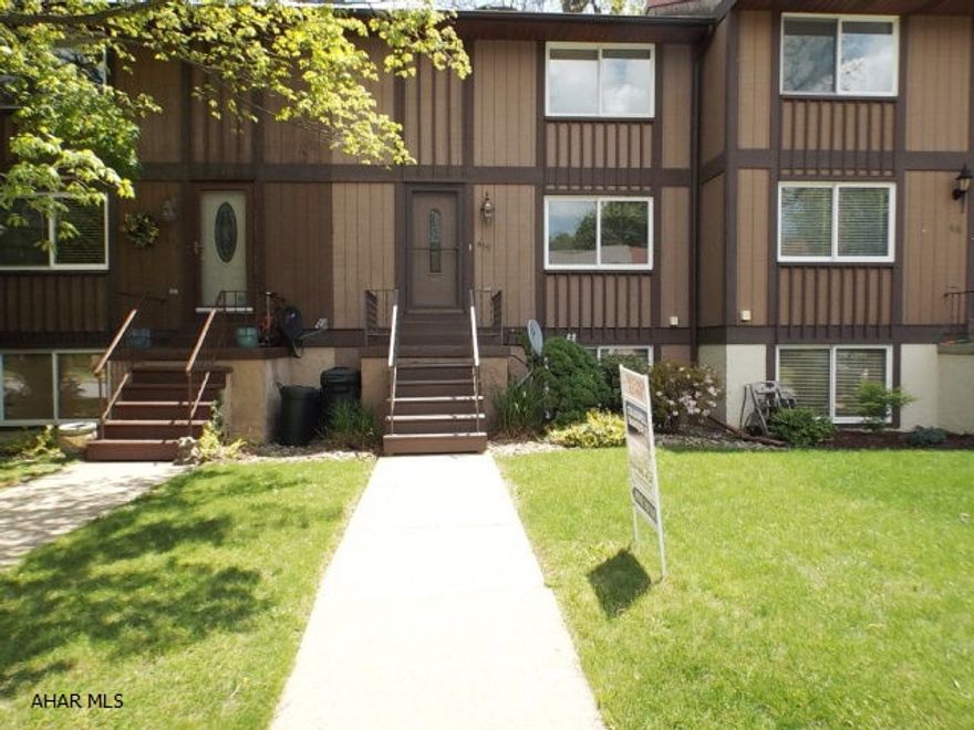 Very nicely maintained and updated townhouse with hardwood flooring. Backyard fenced in landscaped with perennials and shrubs. Spacious living room,  Eat-in kitchen with nice deck thru sliders, half bath on main level. Two bedrooms with full bath on 2nd level. Comfy family room on lower level with laundry area and storage area. Freshly painted home inviting their new owner. Two parking spaces in front of home. Budget monthly electric $180.00. 2017 Assessed Taxes are to be $929.00 per year.